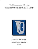 Bound for the Promised Land Concert Band sheet music cover